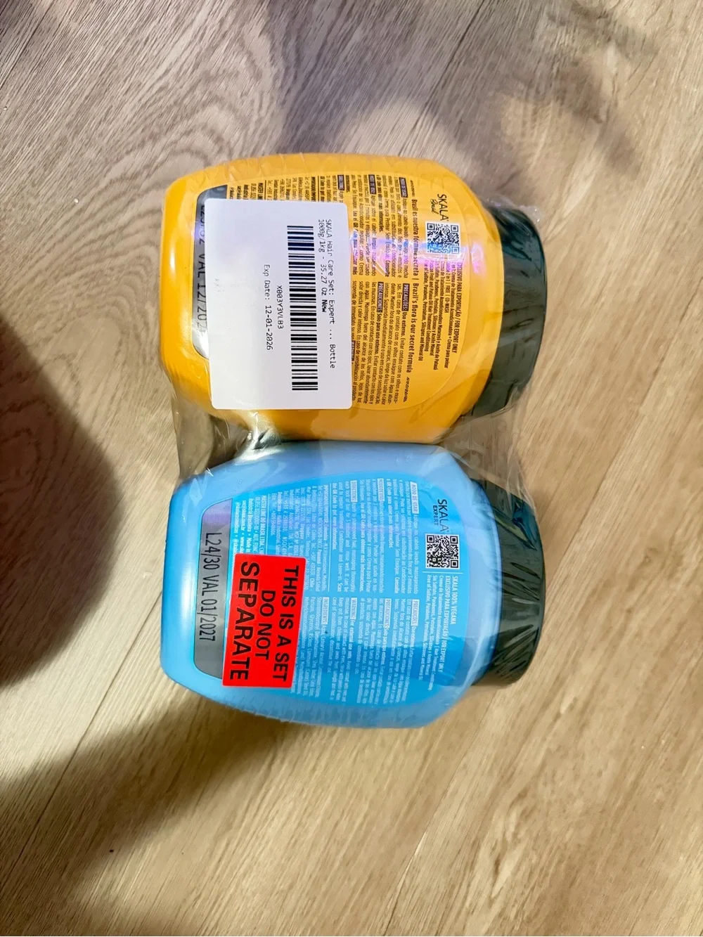 Skala Kids Hair Mask Duo – Blue & Orange Nourishing Treatment